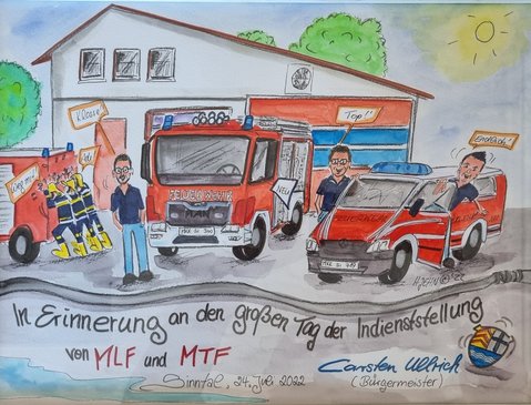 Scribble zur Indiestellung unser Fahrzeuge in 2022